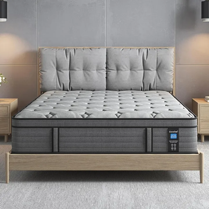 Slecofom 14" Firm Hybrid Mattress with Extra Lumbar Support